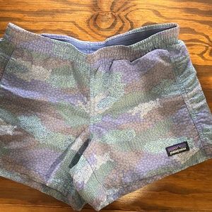 Patagonia Girls Baggies Shorts 4" Size Girls Large